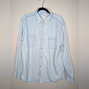 Levi's Denim Button Down Shirt sz XL